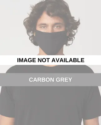 Cotton Heritage U0906 Face Mask with Ear Loops Carbon Grey