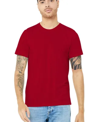 Bella Canvas 3001U Unisex USA Made T-Shirt in Red