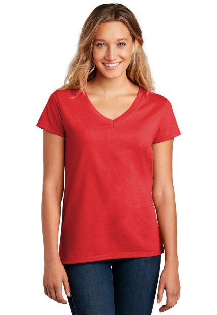 District Clothing DT8001 District  Women's Re-Tee  in Ruby red
