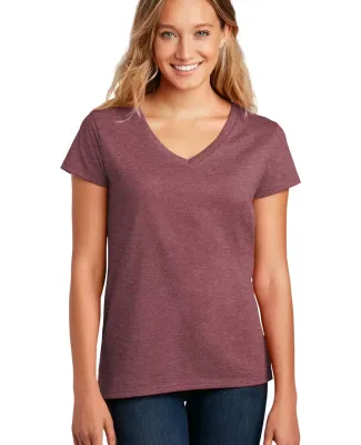 District Clothing DT8001 District  Women's Re-Tee  MaroonHthr