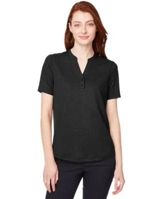 North End NE102W Ladies' Replay Recycled Polo BLACK