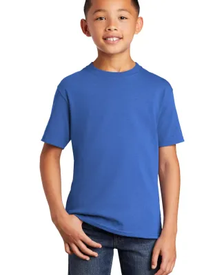 Port & Company PC54YDTG    Youth Core Cotton DTG T Royal