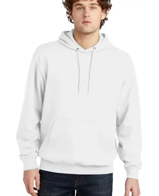 Port & Company PC79H    Fleece Pullover Hooded Swe White