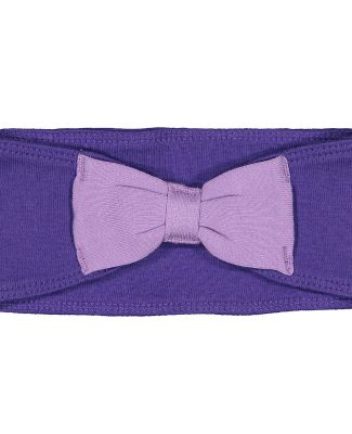 Rabbit Skins 4454 Infant Bow Tie Headband PURPLE/ LAVENDER