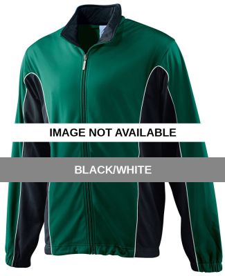 Augusta Sportswear 4330 Brushed Tricot Color Block Black/White