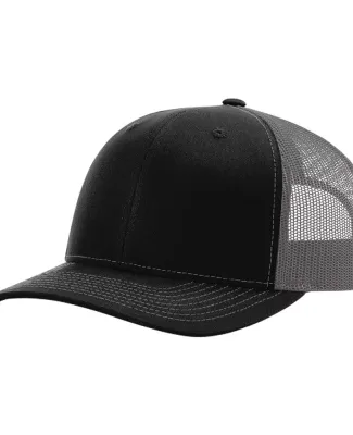 Richardson Hats 112RE Recycled Trucker Cap Black/ Charcoal