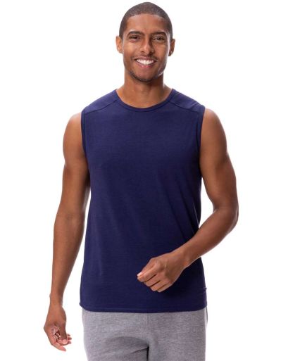 Threadfast Apparel 382T Unisex Impact Tank in Navy