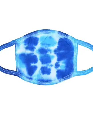Tie-Dye 9122 Adult Face Mask MULTI BLUE