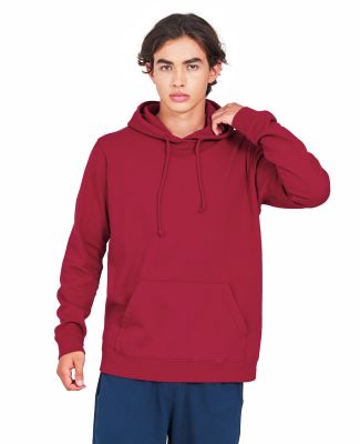 US Blanks US4412 Men's 100% Cotton Hooded Pullover in Brick