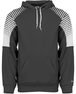 Badger Sportswear 1405 Lineup Hooded Pullover in Graphite