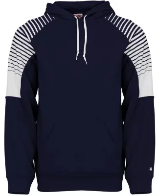 Badger Sportswear 1405 Lineup Hooded Pullover in Navy