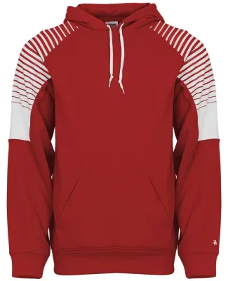 Badger Sportswear 1405 Lineup Hooded Pullover in Red