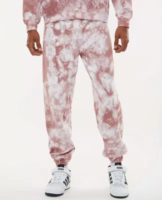 Dyenomite 973VR Dream Tie-Dyed Sweatpants in Copper crystal