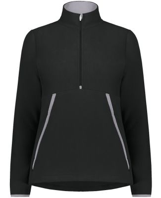 Augusta Sportswear 6857 Women's Polar Fleece Quart in Black