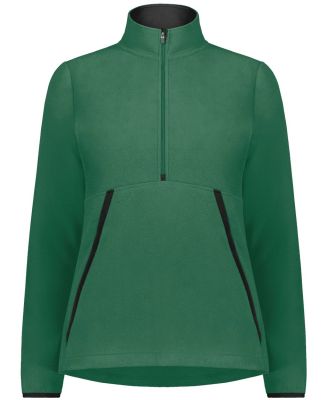 Augusta Sportswear 6857 Women's Polar Fleece Quart in Dark green