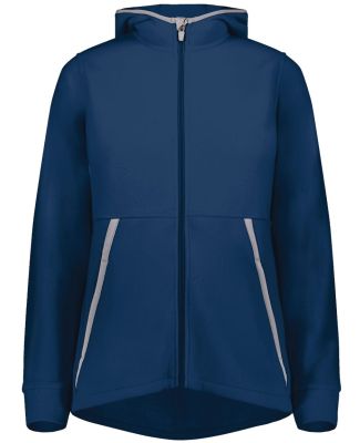 Augusta Sportswear 6860 Women's Polar Fleece Hoode in Navy