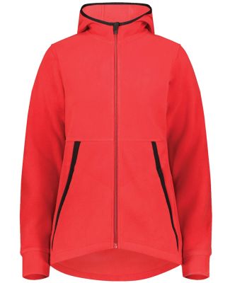 Augusta Sportswear 6860 Women's Polar Fleece Hoode in Scarlet