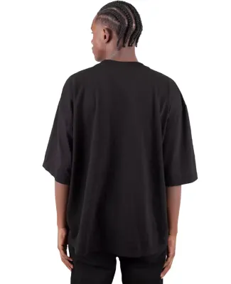 Shaka Wear SHGDD Adult Garment-Dyed Drop-Shoulder  in Black