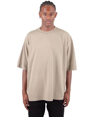 Shaka Wear SHGDD Adult Garment-Dyed Drop-Shoulder  in Oatmeal