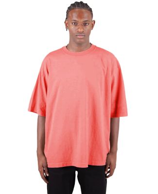 Shaka Wear SHGDD Adult Garment-Dyed Drop-Shoulder  in Peach