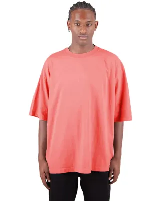 Shaka Wear SHGDD Adult Garment-Dyed Drop-Shoulder  in Peach