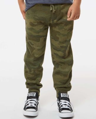 Independent Trading Co. PRM16PNT Youth Lightweight in Forest camo heather