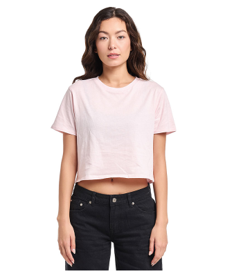 Smart Blanks 4003 WOMEN'S CROP TEE in Baby pink