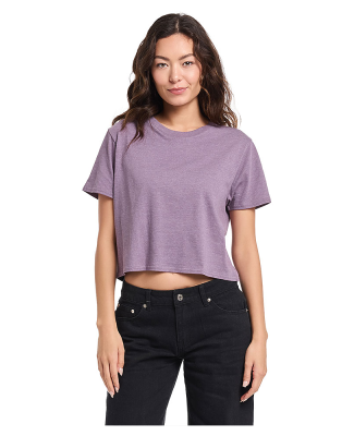 Smart Blanks 4003 WOMEN'S CROP TEE in Deep purple htr