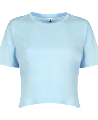 Smart Blanks 4003 WOMEN'S CROP TEE in Powder blue