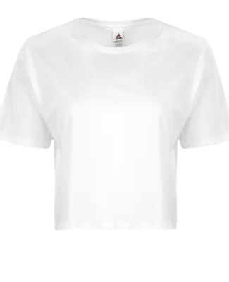 Smart Blanks 4003 WOMEN'S CROP TEE in White