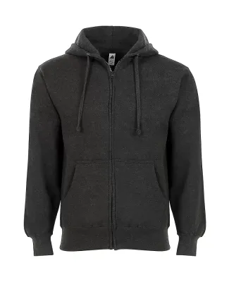 Smart Blanks 102 ADULT COMFORT ZIPPER HOODIE CHARCOAL HTR