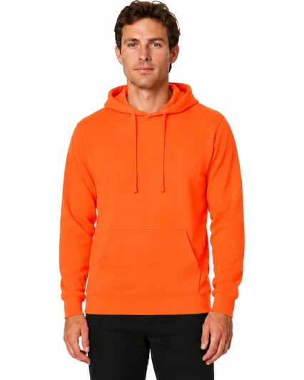 Smart Blanks 101 ADULT COMFORT HOODIE in Safety orange