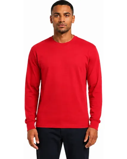 Smart Blanks 1401 MEN'S LONG SLEEVE TEE in Red