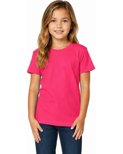 Smart Blanks 3502 YOUTH PREMIUM TEE in Hot pink