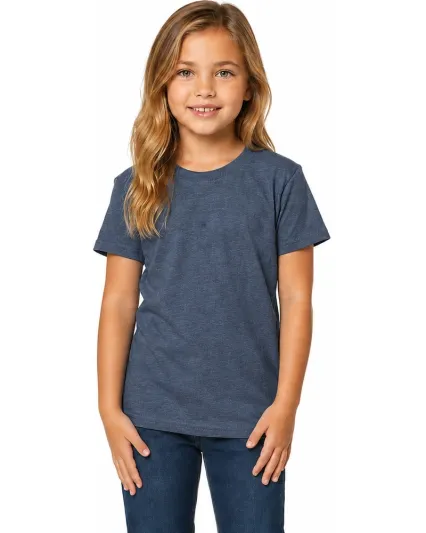 Smart Blanks 3502 YOUTH PREMIUM TEE in Navy htr