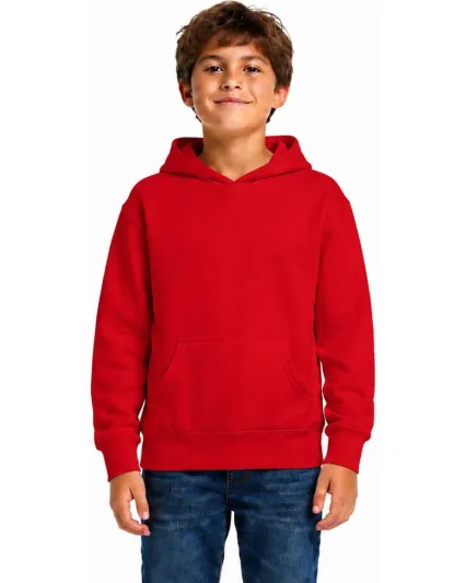 Smart Blanks 301 YOUTH PULLOVER HOODIE in Red