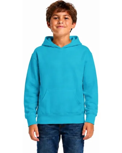 Smart Blanks 301 YOUTH PULLOVER HOODIE in Turquoise