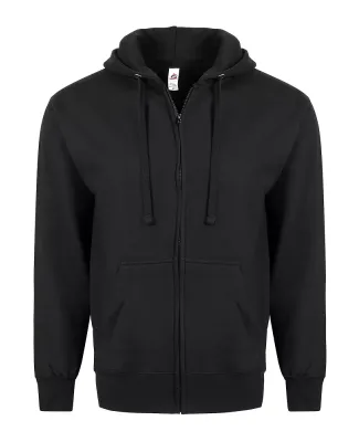 Smart Blanks 202 ADULT HEAVY WT ZIPPER HOOD BLACK