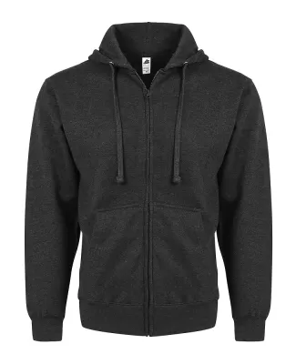 Smart Blanks 202 ADULT HEAVY WT ZIPPER HOOD CHARCOAL HTR