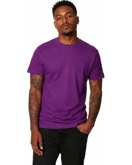 Smart Blanks 402 MEN'S PREMIUM SIDE-SEAM TEE in Purple
