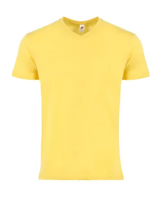 Smart Blanks 601 MEN'S V NECK T SHIRTS in Yellow