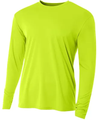 A4 Apparel N3165 Men's Cooling Performance Long Sl LIME