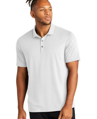 MERCER+METTLE MM1014    Stretch Jersey Polo in White