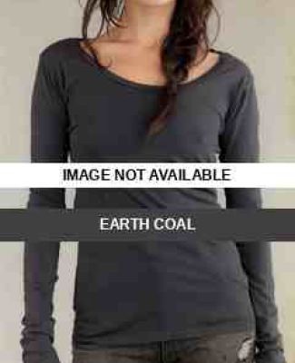 06094C2 Alternative Apparel Organic Long-Sleeve Sc Earth Coal