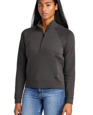 New Era LNEA541    Ladies STS 1/2-Zip Graphite