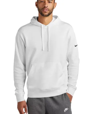 Nike NKDR1499  Club Fleece Sleeve Swoosh Pullover  White