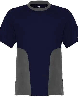 Badger Sportswear 4260 Sweatless T-Shirt in Navy/ graphite