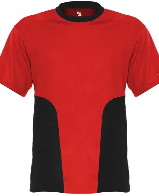 Badger Sportswear 4260 Sweatless T-Shirt in Red/ black