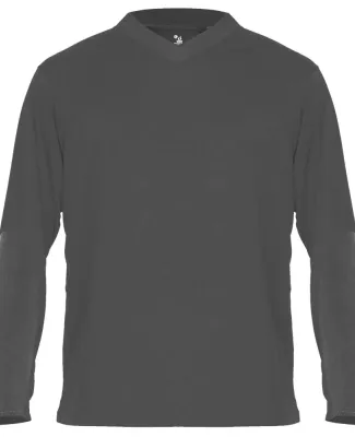 Badger Sportswear 4264 Sweatless Long Sleeve T-Shi in Graphite