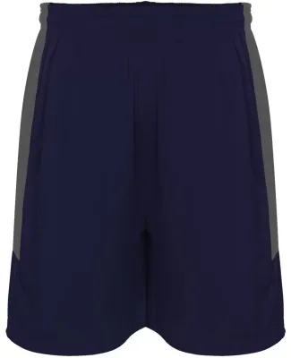 Badger Sportswear 4267 Sweatless Shorts in Navy/ graphite